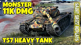 WoT T57 Heavy Tank Gameplay ♦ 11k Dmg ♦ Heavy Tank Review