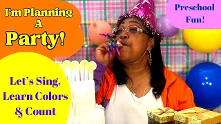 Let's Sing the Happy Birthday Song! | Learn Colors & Counting | Let's help Boom Boom plan a Party!