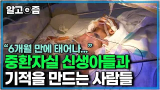 "우는 힘조차 없는 신생아들의 하루하루" 신생아 중환자실의 따듯한 사람들과 하루하루 버텨내는게 기특한 신생아들 │다큐 인│알고e즘