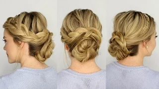 French Braid Updo