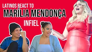 Latinos react to BRAZILIAN MUSIC Marília Mendonça - Infiel  for the first time | REACTION