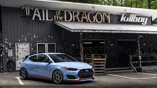 Ultimate Driving Experience: Hyundai Veloster N Tackles the Tail of the Dragon | Pure Sound | POV 4K