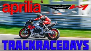 Первый выезд на трек на Aprilia RSV4 RR | Спортбайк там, где он должен быть