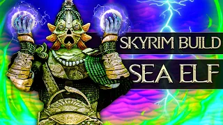 Skyrim Builds - Sea Elf Maormer Build - The Serpent Rider