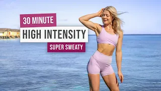 30 MIN KILLER HIIT Workout - Full Body, No Equipment Home Workout BURN FAT, SWEAT & HAVE FUN!