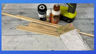 Home Decor DIY || Using Dollar Tree Bamboo Skewers || Just 1 Easy Craft