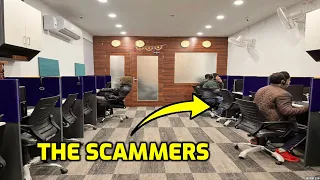 SHOWING A SCAMMER PHOTOS OF INSIDE THEIR CALL CENTER!