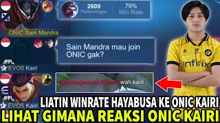 MABAR DENGAN ONIC KAIRI ! MIMPI APA GW GANTIIN KAIRI JADI JUNGLER ONIC - Mobile Legends !