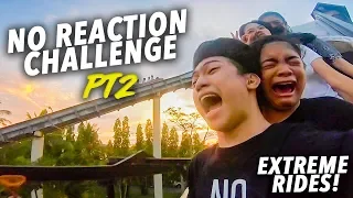 EXTREME RIDES NO REACTION CHALLENGE! (Passed out!) | Ranz and Niana