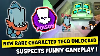 NEW RARE CHARACTER TECO THE POISONER UNLOCKED ! SUSPECTS MYSTERY MANSION FUNNY GAMEPLAY #58