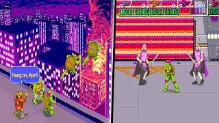 TMNT Teenage Mutant Ninja Turtles ARCADE 1989 - FULL Game Walkthrough / Longplay / All