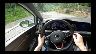 VW Golf 8 GTI - Mountain Drive POV - Austria