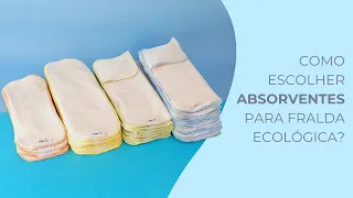 QUAL É O MELHOR ABSORVENTE PARA FRALDA ECOLÓGICA? | Como escolher os absorventes