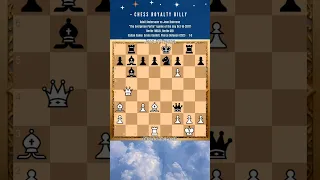 How to play chess: Adolf Anderssen vs Jean Dufresne | Berlin 1852 #chessroyaltybilly #chess #shorts