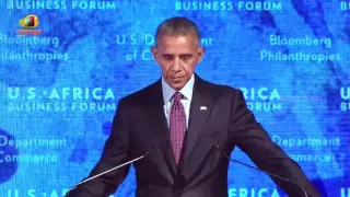 President Obama Delivers Remarks at the US - Africa Business Forum | New York City | Mango News