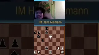 HANS NIEMANN RAGE COMPILATION #chess