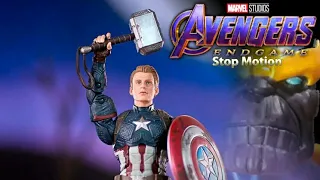 Marvel Avengers Endgame Thanos vs Captain America Scene Stop Motion