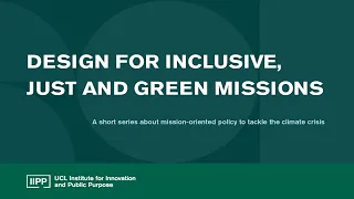 Design for inclusive, just and green transitions