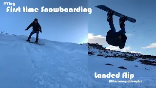 My First 3 Days of Snowboarding | Jiemba Sands