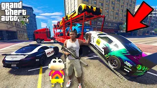 Franklin Delivering TRILLIONAIRE SUPER CARS in GTA 5 | SHINCHAN and CHOP