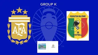 eFootball PES 2021 - 2024 FIFA World Cup - Group K - Argentina vs Mali (PS4/PS5 Gameplay)