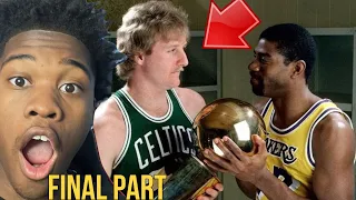 I ALMOST CRIED?!? Magic Johnson and Larry Bird: A Courtship of Rivals Basketball Part 3 | REACTION