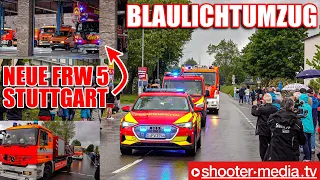 🚨🚨  BLAULICHTUMZUG zur NEUEN FEUER- und RETTUNGSWACHE 5  🚨🚨 | 🚒  Feuerwehr Stuttgart  🚒