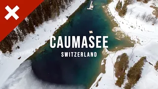 🇨🇭 Easy Caumasee Circular Winter Hike near Flims in Graubünden, Switzerland - 4K