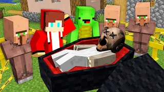 SCARY GRANNY Faked Her DEATH To Prank JJ and Mikey in Minecraft Maizen