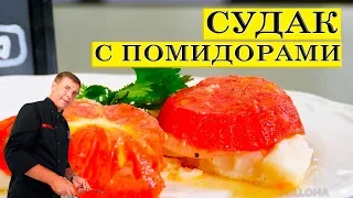 Судак с помидорами | Простой вкусный рецепт | ENG SUB.