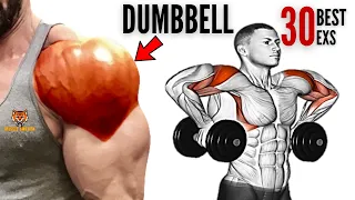 30 BEST SHOULDERS WORKOUT WITH DUMBELLS ONLY AT HOME OR AT GYM