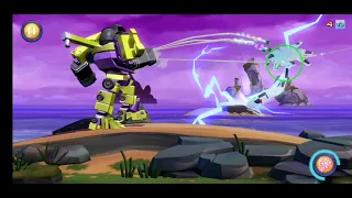 Angry Birds Transformers gameplay Devastator vs Boss Pig round 3