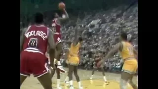 Michael Jordan - first (NBA) game-winning shot | Chicago Bulls (1984)