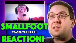 REACTION! Smallfoot Teaser Trailer #1 - Channing Tatum Movie 2018