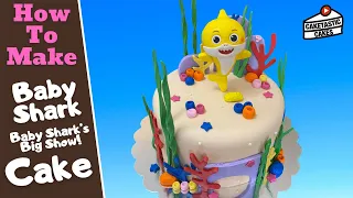 Baby Shark's Big Show! Cake Tutorial - How to Make - Baby Shark Cake Decorating Video