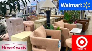 WALMART TARGET HOMEGOODS FURNITURE CHAIRS TABLES SOFAS SHOP WITH ME SHOPPING STORE WALK THROUGH