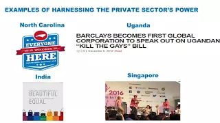 Global Webinar - U N  Initiatives to Engage the Private Sector in Advancing LGBTQ Equality