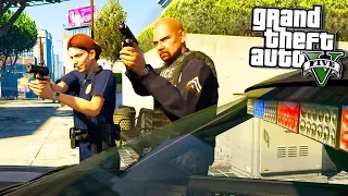 РЕАЛЬНАЯ ЖИЗНЬ В ГТА 5 - ОХОТА НА СЕРИЙНОГО УБИЙЦУ! НАПАДЕНИЕ НА ПОЛИЦИЮ - GTA 5 РП