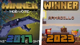 All Minecraft Mob Vote Winners 2017-2023