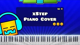 xStep by DJVI - Piano Tutorial / Cover (Geometry Dash Level 10)