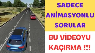 YENİ ANİMASYONLU EHLİYET SINAV SORULARI / EHLİYET ANİMASYONLU SORULAR  #animasyonluehliyetsoruları