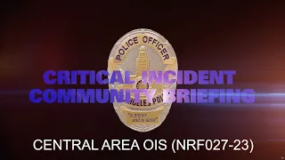 Central Area OIS 06/25/23 (NRF027-23)