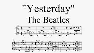 "Yesterday" - The Beatles (Piano Cover) | "Вчера" - Битлз (кавер-версия)