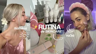 Mi 💕RUTINA de SKINCARE🫧Día ☀️y noche🌙