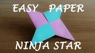 How to make Ninja Star | घर पर निंजा स्टार कैसे बनाएं  #threxperimentGuru #ninjastar #origami