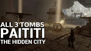 All Paititi Challenge Tombs | Shadow of the Tomb Raider - 3 Tombs | The Hidden City