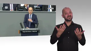 Gebärdensprachvideo: Vereinbarte Debatte: Klimaschutzprogramm 2030