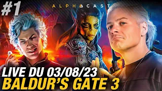 VOD BG3 #1 ► DÉBUT DE L'AVENTURE DE AL ! - Live du 03/08/2023