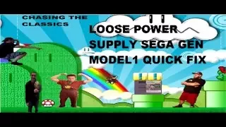 SEGA MODEL 1 QUICK FIX! LOOSE POWER SUPPLY PORT!