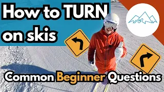 How to turn on skis for BEGINNERS